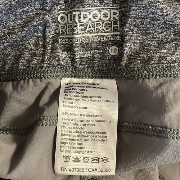 Outdoor Research Nylon Roll Up Pants Size L - Picture 11 of 12